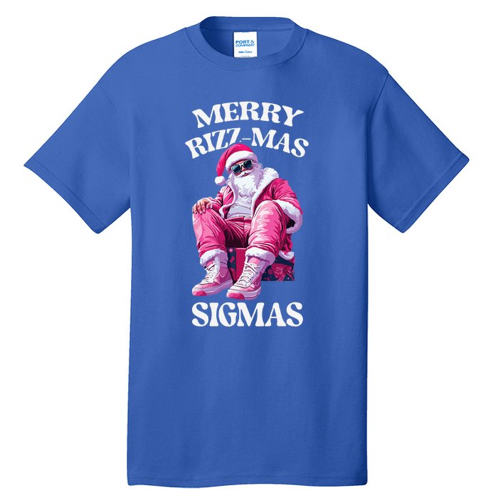 Merry Rizzmas Sigmas Santa Rizzler Tall T-Shirt