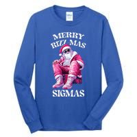 Merry Rizzmas Sigmas Santa Rizzler Tall Long Sleeve T-Shirt