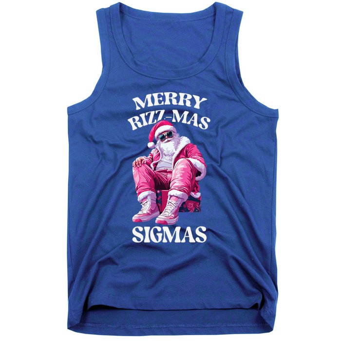 Merry Rizzmas Sigmas Santa Rizzler Tank Top