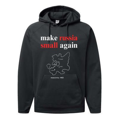 Make Russia Small Again Make Russia Small Again Performance Fleece Hoodie