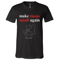 Make Russia Small Again Make Russia Small Again V-Neck T-Shirt