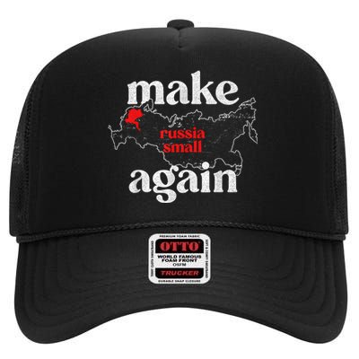 Make Russia Small Again Make Russia Small Again High Crown Mesh Back Trucker Hat