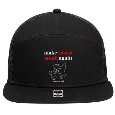 Make Russia Small Again President Volodymyr Zelensky 7 Panel Mesh Trucker Snapback Hat