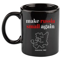 Make Russia Small Again President Volodymyr Zelensky 11oz C Handle Ceramic Mug