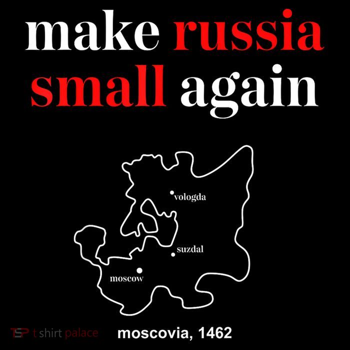 Make Russia Small Again President Volodymyr Zelensky Drawstring Bag
