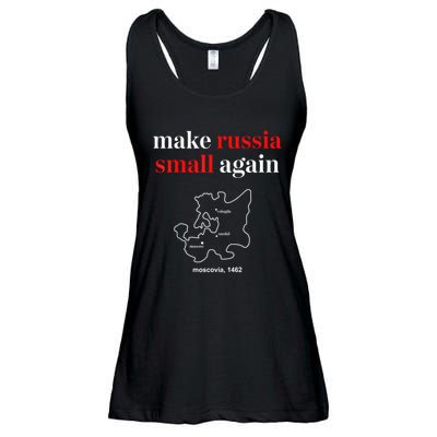 Make Russia Small Again President Volodymyr Zelensky Ladies Essential Flowy Tank