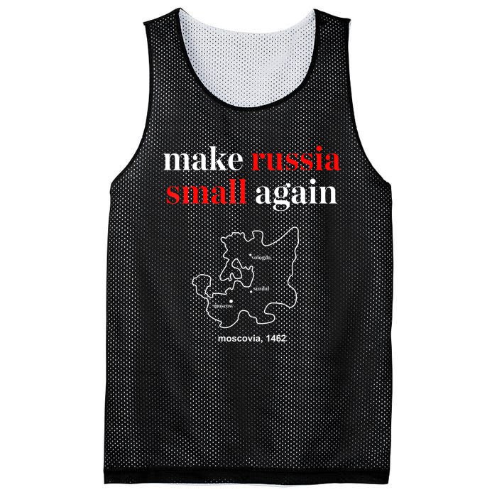 Make Russia Small Again President Volodymyr Zelensky Mesh Reversible Basketball Jersey Tank