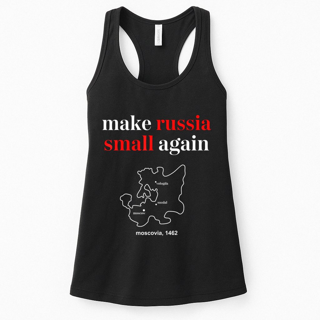 Make Russia Small Again President Volodymyr Zelensky Womens Tank Top