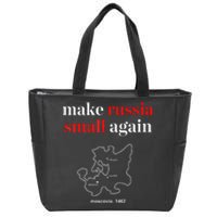 Make Russia Small Again President Volodymyr Zelensky Zip Tote Bag