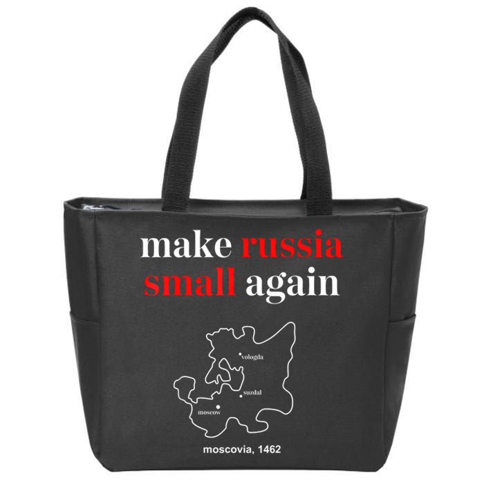 Make Russia Small Again President Volodymyr Zelensky Zip Tote Bag