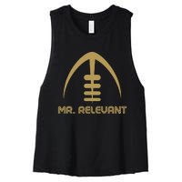 Mr. Relevant San Francisco Women's Racerback Cropped Tank