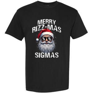 Merry Rizzmas Sigmas Gen Alpha Funny Christmas Santa Claus Garment-Dyed Heavyweight T-Shirt