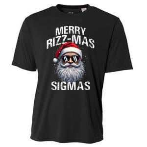 Merry Rizzmas Sigmas Gen Alpha Funny Christmas Santa Claus Cooling Performance Crew T-Shirt