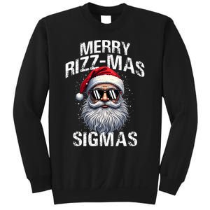 Merry Rizzmas Sigmas Gen Alpha Funny Christmas Santa Claus Sweatshirt