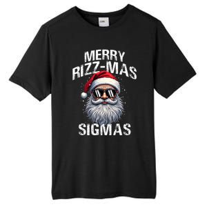 Merry Rizzmas Sigmas Gen Alpha Funny Christmas Santa Claus Tall Fusion ChromaSoft Performance T-Shirt