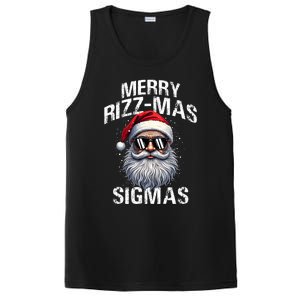 Merry Rizzmas Sigmas Gen Alpha Funny Christmas Santa Claus PosiCharge Competitor Tank