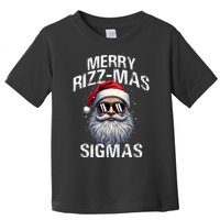 Merry Rizzmas Sigmas Gen Alpha Funny Christmas Santa Claus Toddler T-Shirt