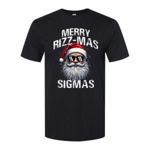 Merry Rizzmas Sigmas Gen Alpha Funny Christmas Santa Claus Softstyle CVC T-Shirt