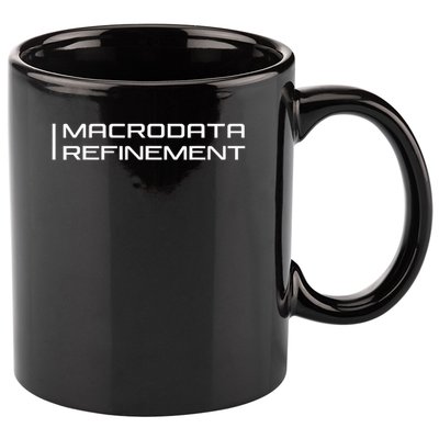 Macrodata Refinement Severance Retro Vintage 90's Minimalist 11oz C Handle Ceramic Mug