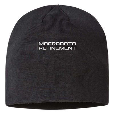 Macrodata Refinement Severance Retro Vintage 90's Minimalist Sustainable Beanie