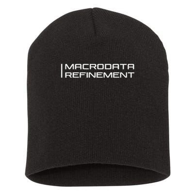 Macrodata Refinement Severance Retro Vintage 90's Minimalist Short Acrylic Beanie