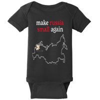 Make Russia Small Again  Funny Make Russia Small Again Baby Bodysuit