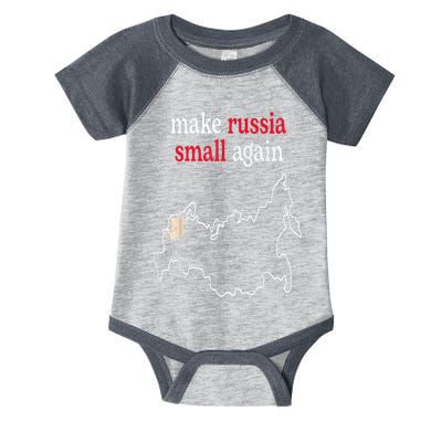 Make Russia Small Again  Funny Make Russia Small Again Infant Baby Jersey Bodysuit