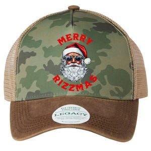 Merry Rizzmas Sigmas Gen Alpha Middle School Christmas Legacy Tie Dye Trucker Hat