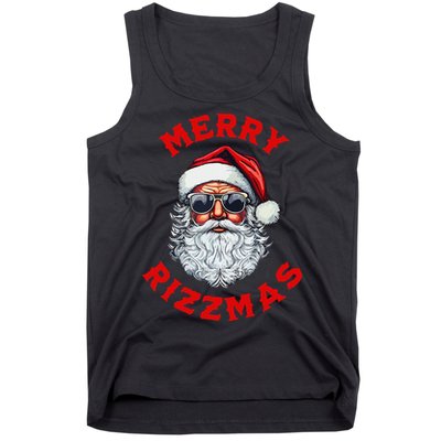 Merry Rizzmas Sigmas Gen Alpha Middle School Christmas Tank Top