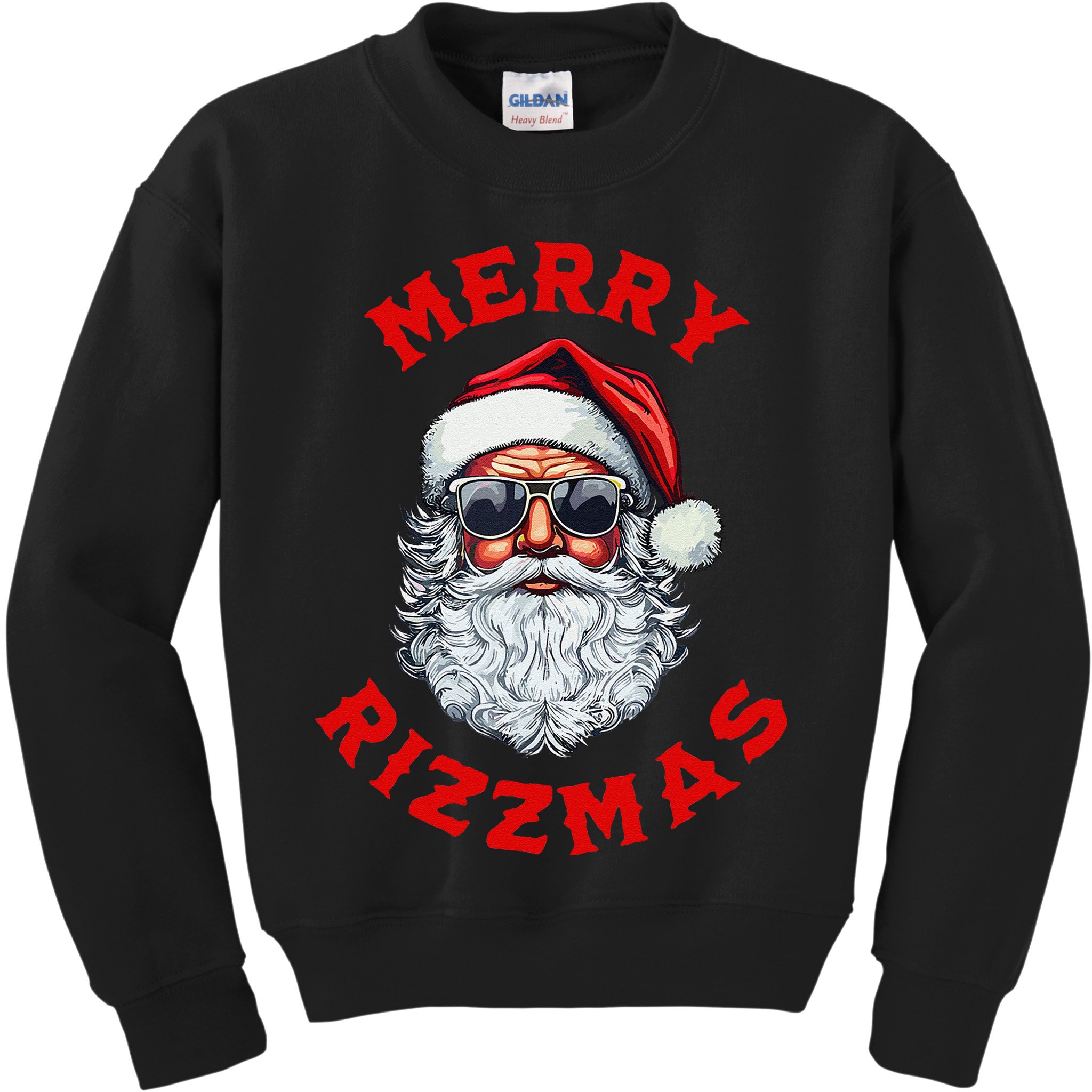 Merry Rizzmas Sigmas Gen Alpha Middle School Christmas Kids Sweatshirt