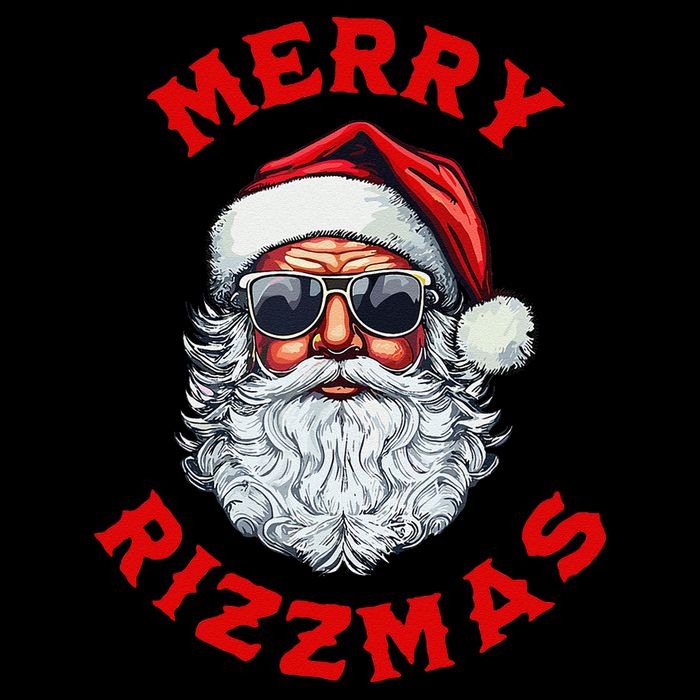 Merry Rizzmas Sigmas Gen Alpha Middle School Christmas Zip Tote Bag