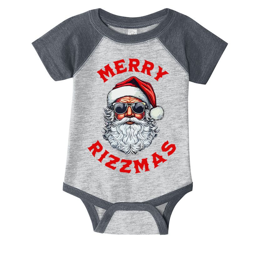 Merry Rizzmas Sigmas Gen Alpha Middle School Christmas Infant Baby Jersey Bodysuit