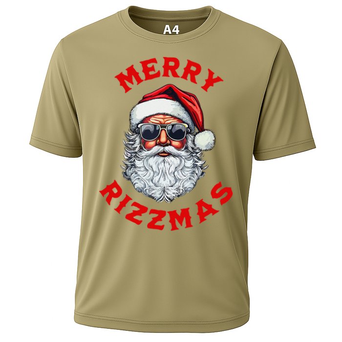Merry Rizzmas Sigmas Gen Alpha Middle School Christmas Cooling Performance Crew T-Shirt