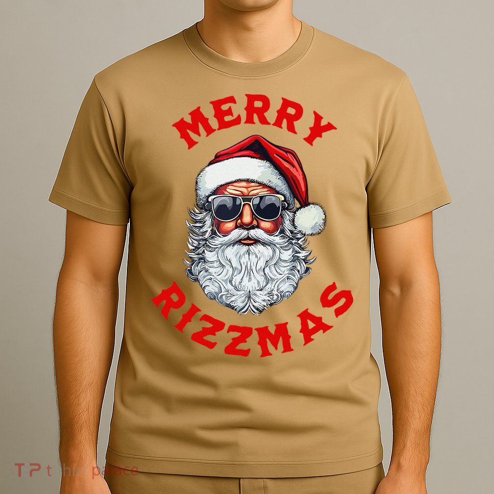 Merry Rizzmas Sigmas Gen Alpha Middle School Christmas T-Shirt