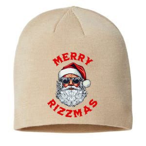 Merry Rizzmas Sigmas Gen Alpha Middle School Christmas Sustainable Beanie