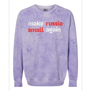 Make Russia Small Again Trending Zelenskyy Riffs On Trump Annoyed The Kremlin Colorblast Crewneck Sweatshirt