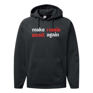 Make Russia Small Again Trending Zelenskyy Riffs On Trump Annoyed The Kremlin Performance Fleece Hoodie