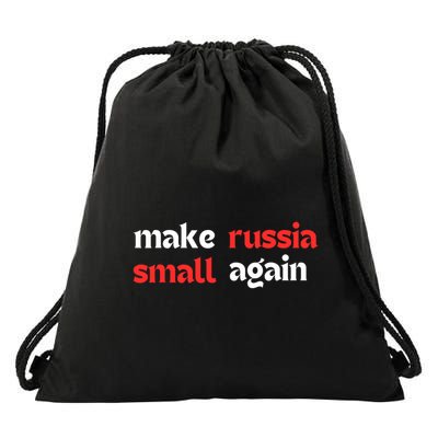 Make Russia Small Again Trending Zelenskyy Riffs On Trump Annoyed The Kremlin Drawstring Bag