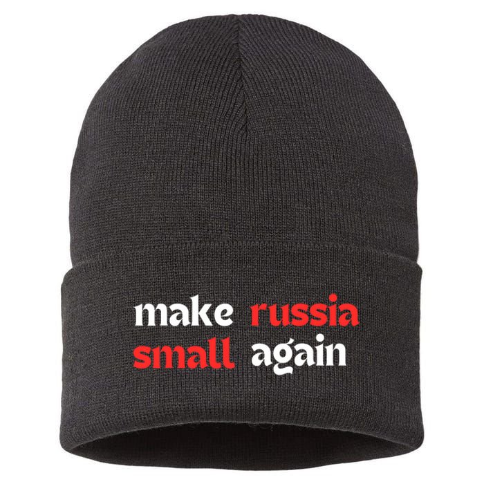 Make Russia Small Again Trending Zelenskyy Riffs On Trump Annoyed The Kremlin Sustainable Knit Beanie