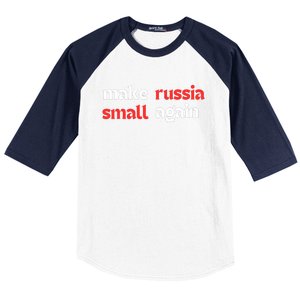 Make Russia Small Again Trending Zelenskyy Riffs On Trump Annoyed The Kremlin Baseball Sleeve Shirt