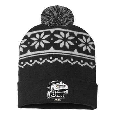 Motortrend Roadkill Stubby Bob USA-Made Snowflake Beanie