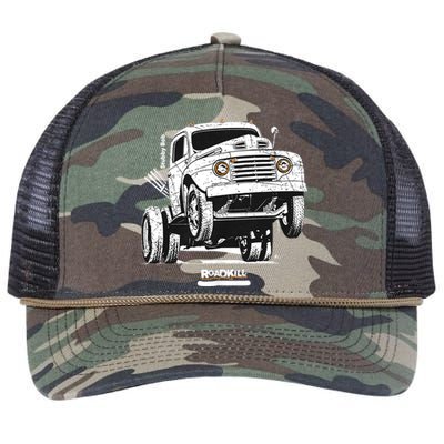 Motortrend Roadkill Stubby Bob Retro Rope Trucker Hat Cap