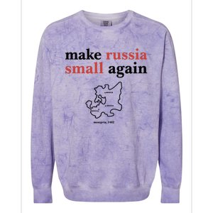 Make Russia Small Again Zelenskyy Trending Quote Annoyed The Kremlin Colorblast Crewneck Sweatshirt