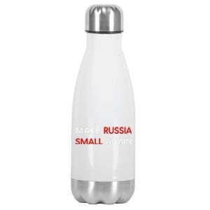 Make Russia Small Again Funny Make Russia Small Again Stainless Steel Insulated Water Bottle