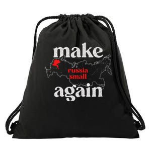 Make Russia Small Again Make Russia Small Again Drawstring Bag