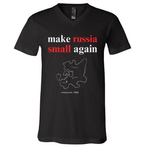 Make Russia Small Again Make Russia Small Again V-Neck T-Shirt