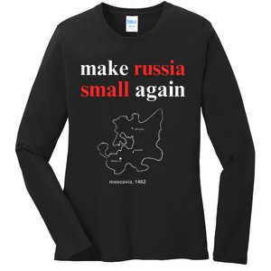 Make Russia Small Again Make Russia Small Again Ladies Long Sleeve Shirt