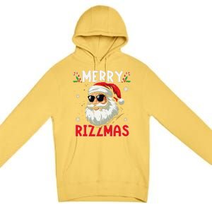 Merry Rizzmas Sigmas Gen Alpha Funny Christmas Santa Claus Premium Pullover Hoodie