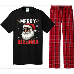 Merry Rizzmas Sigmas Gen Alpha Funny Christmas Santa Claus Pajama Set