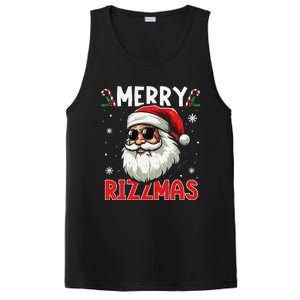 Merry Rizzmas Sigmas Gen Alpha Funny Christmas Santa Claus PosiCharge Competitor Tank